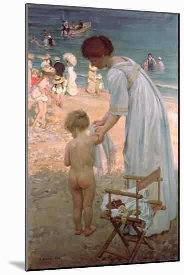 The Bathing Hour-Emmanuel Phillips Fox-Mounted Giclee Print
