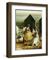 The Bathing Hut-Charles James Lewis-Framed Giclee Print