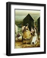 The Bathing Hut-Charles James Lewis-Framed Giclee Print