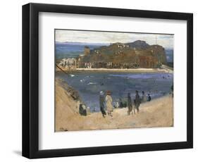 The Bathing Pool, North Berwick, 1919-Sir John Lavery-Framed Giclee Print