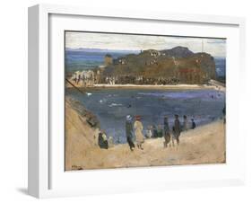 The Bathing Pool, North Berwick, 1919-Sir John Lavery-Framed Giclee Print