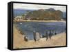 The Bathing Pool, North Berwick, 1919-Sir John Lavery-Framed Stretched Canvas
