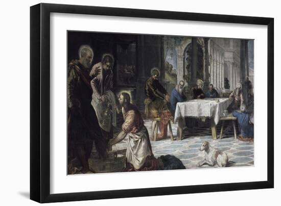 The Bathing-Jacopo Robusti Tintoretto-Framed Giclee Print