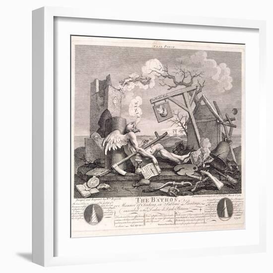 The Bathos, 1764-William Hogarth-Framed Giclee Print