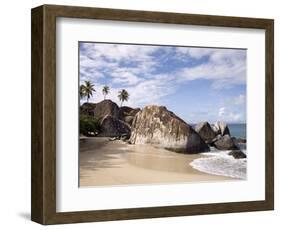 The Baths, Large Granite Boulders, Virgin Gorda, British Virgin Islands, West Indies, Caribbean-Donald Nausbaum-Framed Photographic Print