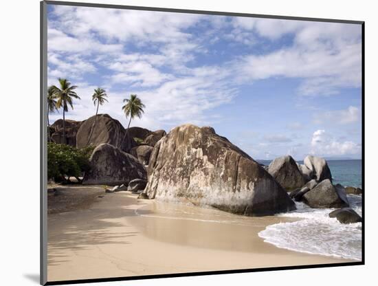 The Baths, Large Granite Boulders, Virgin Gorda, British Virgin Islands, West Indies, Caribbean-Donald Nausbaum-Mounted Photographic Print