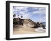 The Baths, Large Granite Boulders, Virgin Gorda, British Virgin Islands, West Indies, Caribbean-Donald Nausbaum-Framed Photographic Print