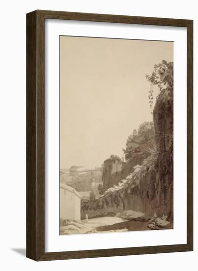 The Baths of Caracalla, 1781-Francis Towne-Framed Giclee Print