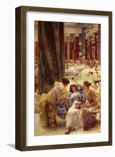 The Baths of Caracalla-Sir Lawrence Alma-Tadema-Framed Giclee Print