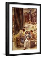 The Baths of Caracalla-Sir Lawrence Alma-Tadema-Framed Giclee Print