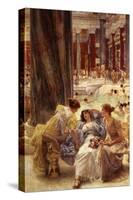 The Baths of Caracalla-Sir Lawrence Alma-Tadema-Stretched Canvas
