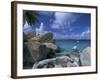 The Baths, Virgin Gorda, British Virgin Islands, Caribbean, Central America-Gavin Hellier-Framed Photographic Print