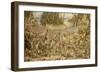 The Batrachomyomachia: The Battle Between the Frogs and the Mice, 1871-Henry Barnabus Bright-Framed Giclee Print