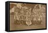 The Battalion Hockey Team of the First Battalion, the Queen's Own Royal West Kent Regiment-null-Framed Stretched Canvas