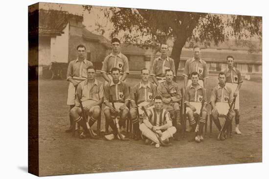 The Battalion Hockey Team of the First Battalion, the Queen's Own Royal West Kent Regiment-null-Stretched Canvas