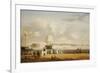 The Battery and Harbour, New York, C.1811-1812-Thomas Birch-Framed Giclee Print