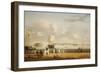 The Battery and Harbour, New York, C.1811-1812-Thomas Birch-Framed Giclee Print