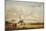 The Battery and Harbour, New York, C.1811-1812-Thomas Birch-Mounted Giclee Print