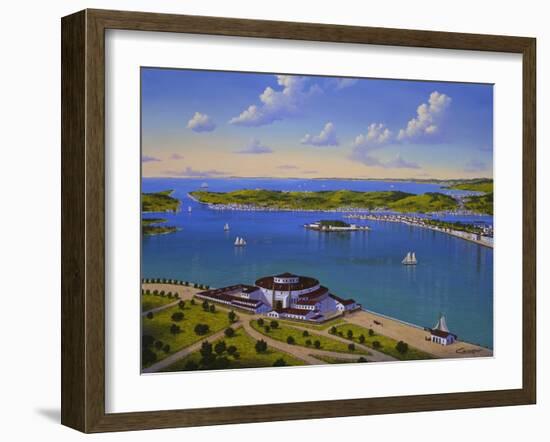 The Battery, NY-Eduardo Camoes-Framed Giclee Print