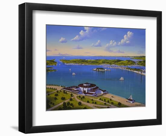 The Battery, NY-Eduardo Camoes-Framed Premium Giclee Print