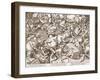 The Battle About Money, Engraved by Pieter Van Der Heyden, after 1570-null-Framed Giclee Print