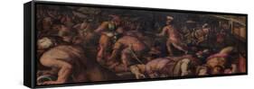 The Battle Against Radagaisus at Faesulae in 406, 1563-1565-Giorgio Vasari-Framed Stretched Canvas