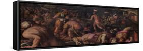 The Battle Against Radagaisus at Faesulae in 406, 1563-1565-Giorgio Vasari-Framed Stretched Canvas