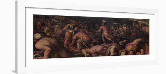 The Battle Against Radagaisus at Faesulae in 406, 1563-1565-Giorgio Vasari-Framed Giclee Print