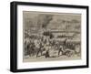 The Battle before Estella, Carlists Attacking Republicans at Zabal-null-Framed Giclee Print