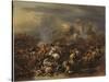 The Battle Between Alexander and Porus-Nicolaes Pietersz. Berchem-Stretched Canvas