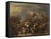 The Battle Between Alexander and Porus-Nicolaes Pietersz. Berchem-Framed Stretched Canvas