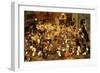 The Battle Between Carnival and Lent-Pieter Brueghel the Younger-Framed Giclee Print