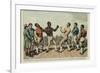 The Battle Between Cribb and Molineaux-George Cruikshank-Framed Giclee Print