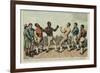 The Battle Between Cribb and Molineaux-George Cruikshank-Framed Giclee Print