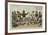 The Battle Between Cribb and Molineaux-George Cruikshank-Framed Giclee Print