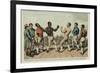 The Battle Between Cribb and Molineaux-George Cruikshank-Framed Giclee Print