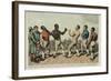 The Battle Between Cribb and Molineaux-George Cruikshank-Framed Giclee Print