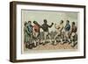 The Battle Between Cribb and Molineaux-George Cruikshank-Framed Giclee Print