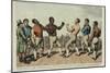 The Battle Between Cribb and Molineaux-George Cruikshank-Mounted Giclee Print