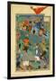 The Battle Between Kay Khusraw and the King of Makran, 1494-null-Framed Giclee Print