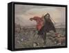 The Battle Between King Arthur and Sir Mordred-William Hatherell-Framed Stretched Canvas