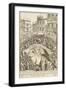 The Battle Between Residents of Castellana and Nicolotta for the Conquest of a Bridge in Venice-Giacomo Franco-Framed Giclee Print