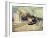 The Battle Between the Black Sea Fleet and the Armoured Cruiser Goeben on 5th November 1914, 1940-Mikhail Mikhailovich Semyonov-Framed Giclee Print