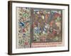 The Battle Between the Crusaders and Saracens, 1460s-null-Framed Giclee Print