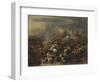 The Battle by Alexander the Great Against the King Porus-Nicolaes Berchem-Framed Giclee Print