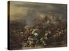 The Battle by Alexander the Great Against the King Porus-Nicolaes Berchem-Stretched Canvas