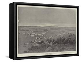 The Battle-Field as Viewed Five Miles from Johannesburg-Charles Auguste Loye-Framed Stretched Canvas