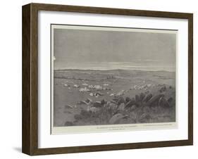 The Battle-Field as Viewed Five Miles from Johannesburg-Charles Auguste Loye-Framed Giclee Print