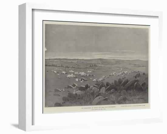 The Battle-Field as Viewed Five Miles from Johannesburg-Charles Auguste Loye-Framed Giclee Print