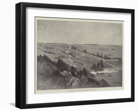 The Battle-Field at Doornkop Viewed from the Boers' Side-Charles Auguste Loye-Framed Giclee Print